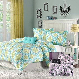 Mizone Paige/ Megan Full/ Queen-Size 4-Piece Comforter Set
