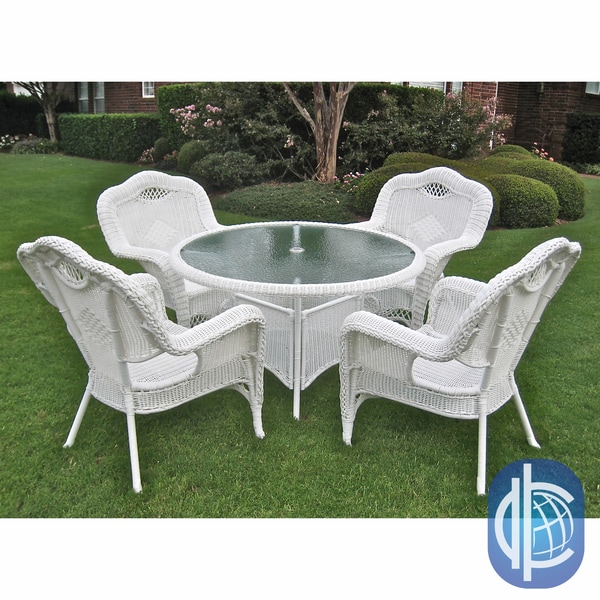 Outdoor Wicker Dining Set 7