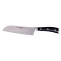 Wusthof Classic Ikon Black 7-inch Hollow Edge Santoku