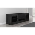 Contemporary Ebony Finish TV and Entertainment Console