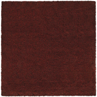 Manhattan Tweed Red/ Brown Shag Rug (8' x 8')