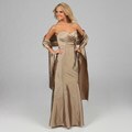 JS Collections Women's Taffeta Sweetheart Gown