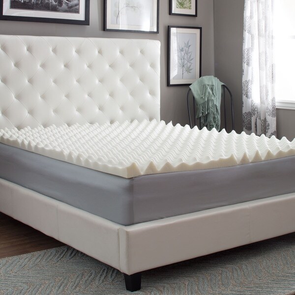 Slumber Solutions Big Bump 3inch Memory Foam Mattress Topper