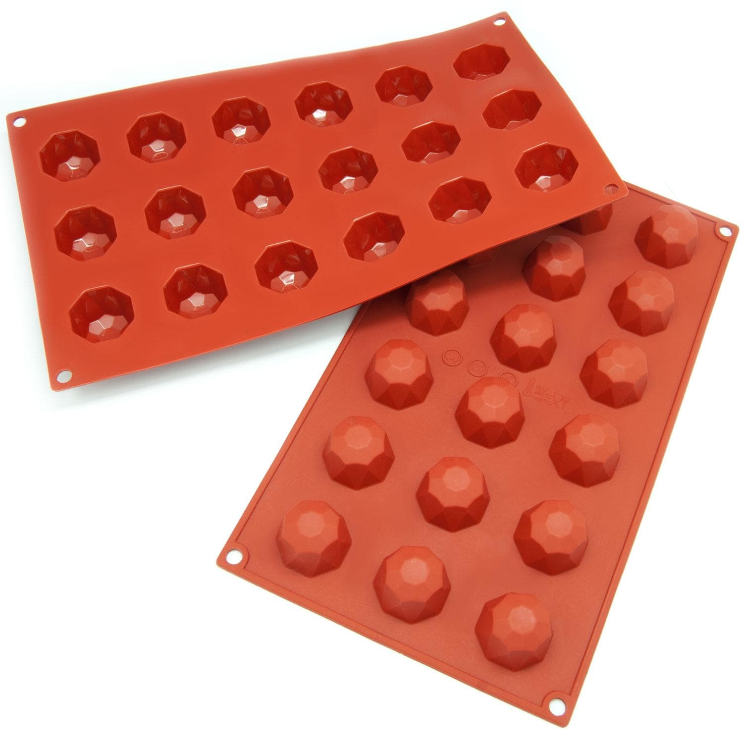 Freshware 18cavity Mini Diamond Cake Mold/ Baking Pans (Pack of 2) Overstock™ Shopping