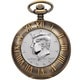 August Steiner Men's Kennedy Half-dollar Antique Gold Pocket Watch