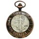 August Steiner Men's Walking Liberty Half-dollar Antique Copper Pocket Watch
