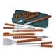 18-piece Wooden Handle BBQ Tool Set