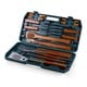 18-piece Wooden Handle BBQ Tool Set