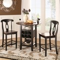 TRIBECCA HOME Rwanda Two-tone Napoleon 3-piece Bistro Kitchen Set