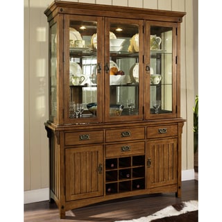 Find Cheap Price Somerton Dwelling Craftsman Hutch with Buffet