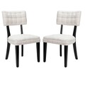 Safavieh Soho Tufted White Side Chairs Set