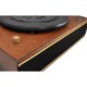 Pyle PNGTT1R Mahogany Horn PC-Recordable Phonograph/Turntable