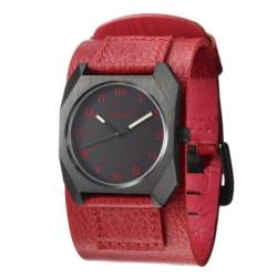 Nixon Women's 'The Scout' Stainless Steel and Leather Quartz Watch