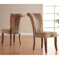 Andorra Velvet and Faux Alligator Leather Side Chairs (Set of 2)