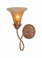 Public sales and info about Wrought iron driveway gates Gold Leaf 1-light Wall Sconce