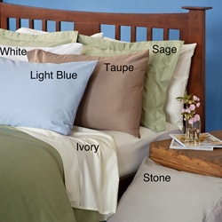 600 Thread Count Wrinkle Resistant Polyester-Cotton 3-piece Duvet Cover Set