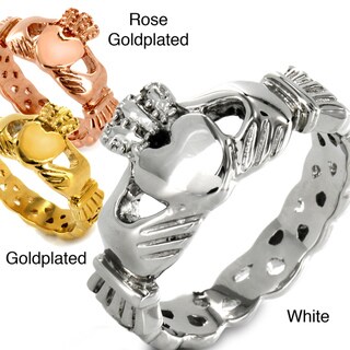 Stainless Steel Women's Claddagh Ring