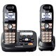 Panasonic DECT 6.0 1.90 GHz Cordless Phone - Metallic Black