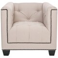 Safavieh Majesty Beige Club Chair