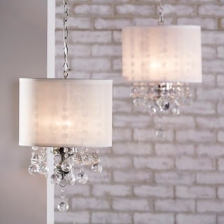 TRIBECCA HOME Silver Mist Crystal Chandelier