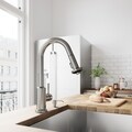 VIGO Stainless Steel Pull-Out Spray Kitchen Faucet with Soap Dispenser