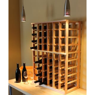 Architectural Elements Redwood 54-bottle Wine Rack