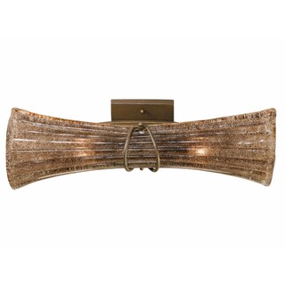 Bali 2-light Semi-flush in Tropical Bronze finish