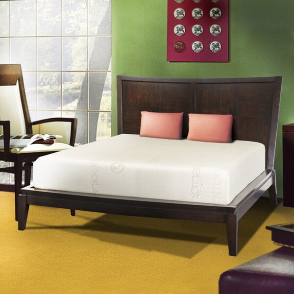 Comfort Dreams Organic Cotton 10inch Queensize Memory Foam Mattress