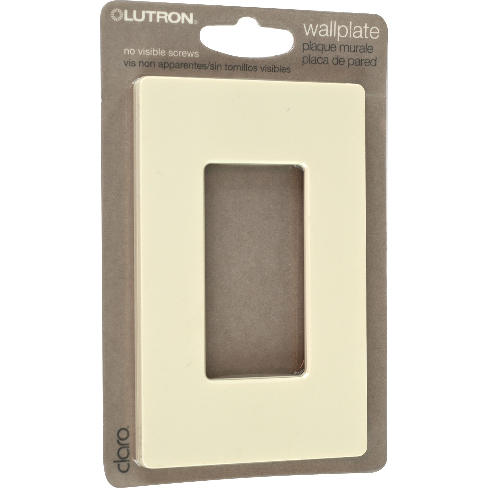 Lutron Claro Almond Single-gang Rocker Wallplates (Set of 8)
