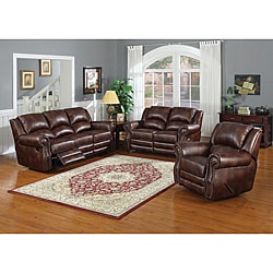 Brown Leather Sofa And Recliner