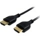 StarTech.com 6 ft Slim High Speed HDMI Cable with Ethernet - HDMI - M