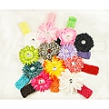Three-in-one Large Flower Hair Clips (Pack of 12)