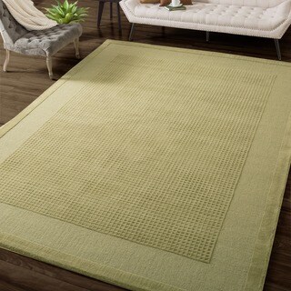 Nourison Westport Hand-tufted Sage Wool Rug (3'6 x 5'6)