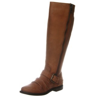 Dark Brown Leather Boots Women