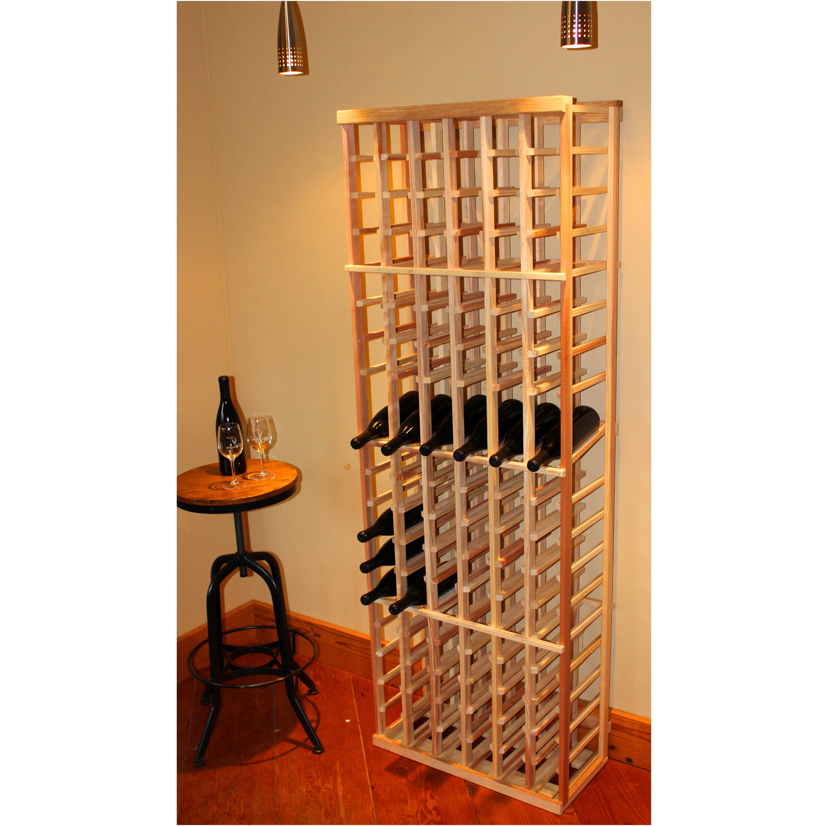 Redwood 102bottle Wine Rack Overstock Shopping The Best Prices on