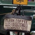 Jute and Leather 'Clean Coffee' Large Travel Bag (Guatemala)