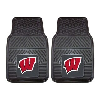 Fanmats Wisconsin 2-piece Vinyl Car Mats