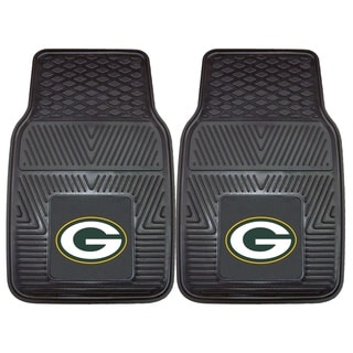 Fanmats Green Bay Packers 2-piece Vinyl Car Mats
