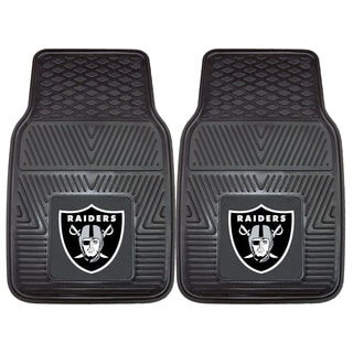Fanmats Oakland Raiders 2-piece Vinyl Car Mats