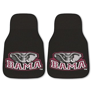 Fanmats Alabama 2-piece Carpeted Nylon Car Mats