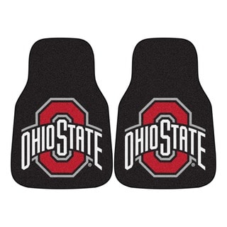 Fanmats Ohio State 2-piece Carpeted Nylon Car Mats