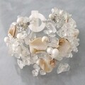 Turquoise/ Pearl/ Shell Hidden Flower Bracelet (5-8 mm) (Philippines)
