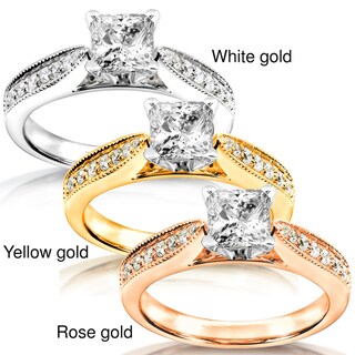14k White Gold 7/8ct TDW Diamond Engagement Ring (H-I, I1-I2)