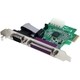 StarTech.com 1S1P Native PCI Express Parallel Serial Combo Card with 