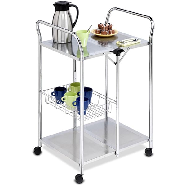 Honey Can Do CRT-01703 Chrome Folding Utility Table