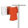 Honey Can Do DRY-01452 Steel In-ground T-post 5-line Drying Post