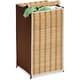 Honey Can Do HMP-01619 Bamboo Wicker Hamper with Lid