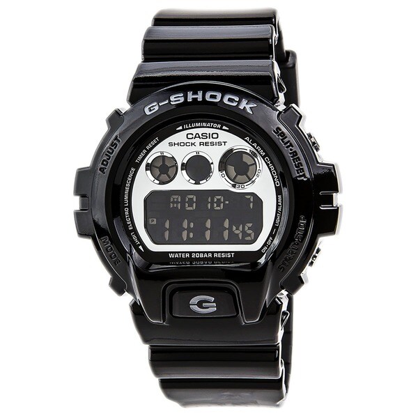 g shock silver black