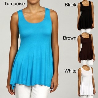 24/7 Comfort Apparel Women's Sleeveless Tunic Tank