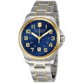 Swiss Army Men's 'Officer's' Blue and Goldtone Watch